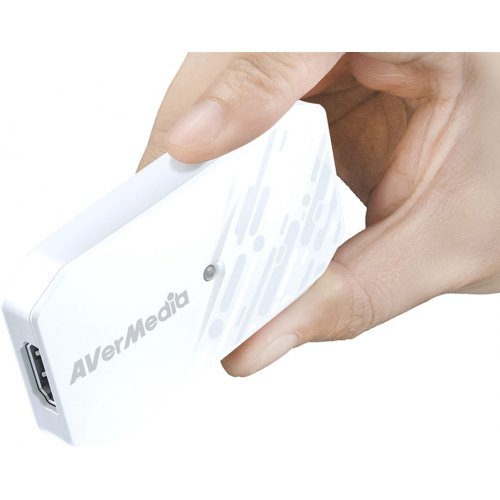 Пристрій відеозахоплення AVerMedia BU113G2 CamStream 4K (61BU113G20A2) White купити в Україні: Київ, Львів, Хмельницький, Тернопіль, Івано-Франківськ | Низька ціна, відгуки, характеристики від TELEMART фото