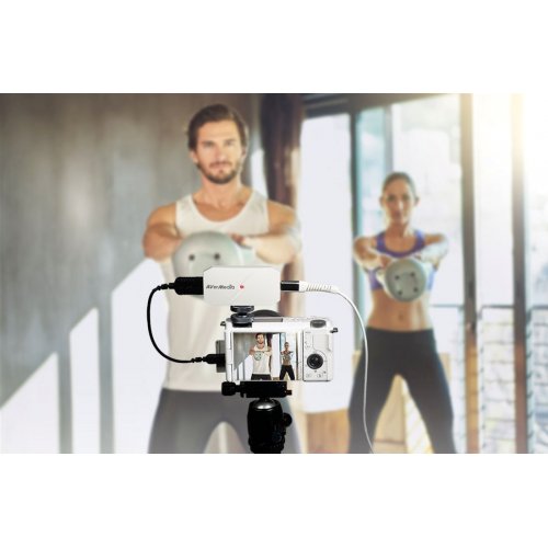 Пристрій відеозахоплення AVerMedia BU113G2 CamStream 4K (61BU113G20A2) White купити в Україні: Київ, Львів, Хмельницький, Тернопіль, Івано-Франківськ | Низька ціна, відгуки, характеристики від TELEMART фото