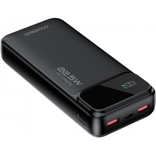 Powerbank Choetech B729 20000mAh 22.5W (B729-ACBK) Black купити в Україні: Київ, Львів, Хмельницький, Тернопіль, Івано-Франківськ | Низька ціна, відгуки, характеристики від TELEMART фото