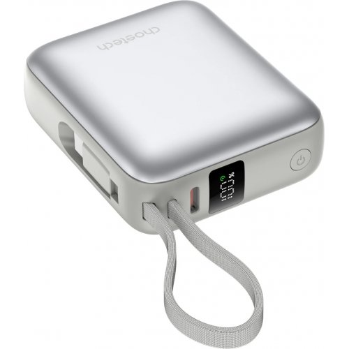 Powerbank Choetech B832 10000mAh 35W (B832-GY) Grey купити в Україні: Київ, Львів, Хмельницький, Тернопіль, Івано-Франківськ | Низька ціна, відгуки, характеристики від TELEMART фото