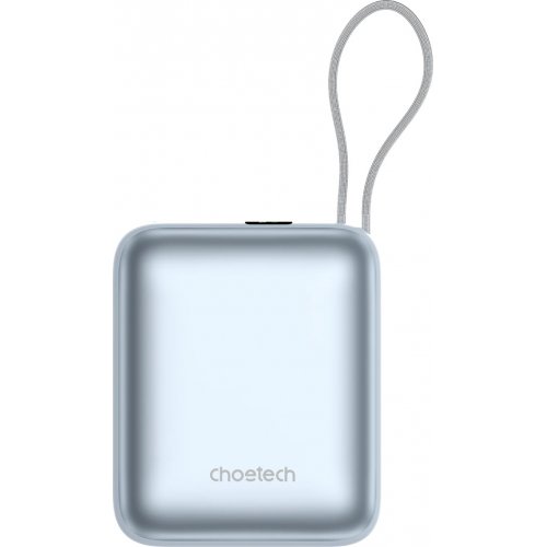 Powerbank Choetech B832 10000mAh 35W (B832-LBE) Light Blue купити в Україні: Київ, Львів, Хмельницький, Тернопіль, Івано-Франківськ | Низька ціна, відгуки, характеристики від TELEMART фото