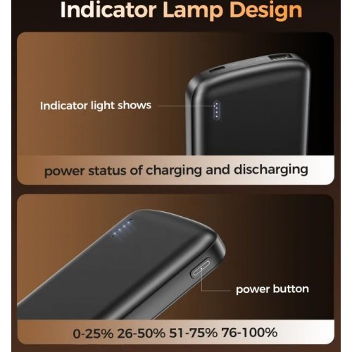 Powerbank Choetech B850 10000mAh 12W (B850-ACBK) Black купить в Украине: Киев, Днепр, Харьков, Одесса  | Низкая цена, отзывы, характеристики от TELEMART фото