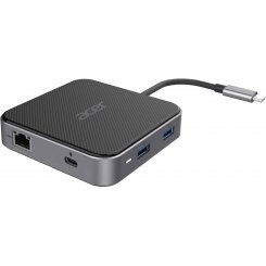 USB-хаб Acer USB Type-C 7 in 1 (HP.DSCAB.013) Black