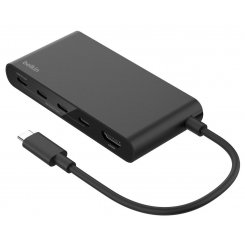 USB-хаб Belkin USB Type-C 5 in 1 (AVC021HQBK) Black