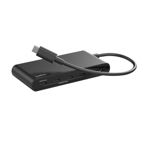 USB-хаб Belkin USB Type-C 5 in 1 (AVC021HQBK) Black купить в Украине: Киев, Днепр, Харьков, Одесса  | Низкая цена, отзывы, характеристики от TELEMART фото