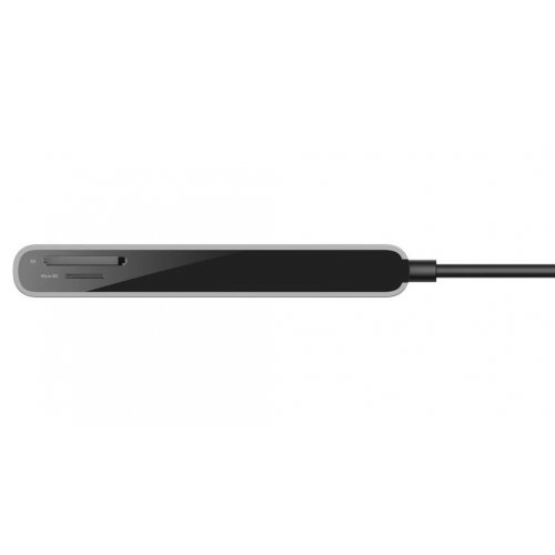 USB-хаб Belkin USB Type-C 7 in 1 (AVC023HQSGY) Space Gray купить в Украине: Киев, Днепр, Харьков, Одесса  | Низкая цена, отзывы, характеристики от TELEMART фото
