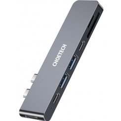 USB-хаб Choetech USB Type-C 7 in 1 (HUB-M14-GY-V2)