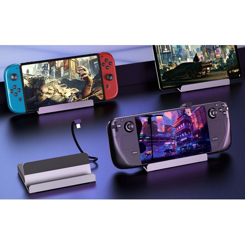 USB-хаб Choetech USB Type-C 7 in 1 (HUB-M77-GY) купить в Украине: Киев, Днепр, Харьков, Одесса  | Низкая цена, отзывы, характеристики от TELEMART фото