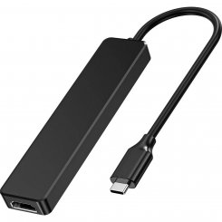 USB-хаб Choetech USB Type-C 5 in 1 (HUB-M80-BK)