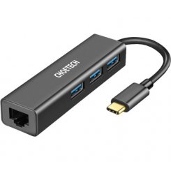 USB-хаб Choetech USB Type-C 4 in 1 (HUB-U02-BK)