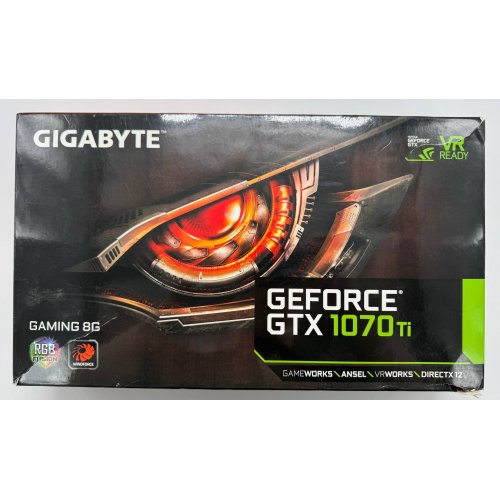 Видеокарта Gigabyte GeForce GTX 1070 TI Gaming 8192MB (GV-N107TGAMING-8GD) (Восстановлено продавцом, 877084) купить в Украине: Киев, Днепр, Харьков, Одесса  | Проверка совместимости, низкая цена, отзывы, характеристики от TELEMART фото
