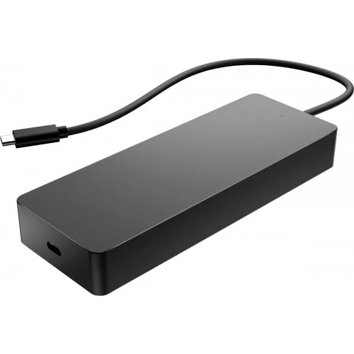 USB-хаб HP USB Type-C 7 in 1 (50H55UT) Black купить в Украине: Киев, Днепр, Харьков, Одесса  | Низкая цена, отзывы, характеристики от TELEMART фото