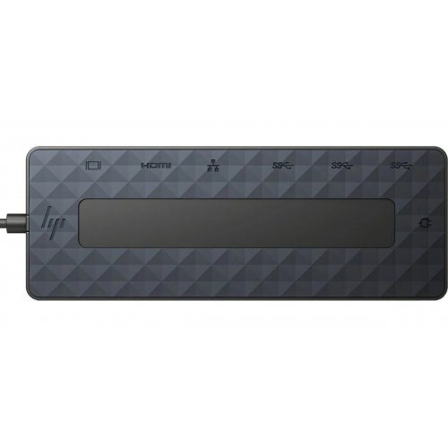USB-хаб HP USB Type-C 7 in 1 (50H55UT) Black купить в Украине: Киев, Днепр, Харьков, Одесса  | Низкая цена, отзывы, характеристики от TELEMART фото