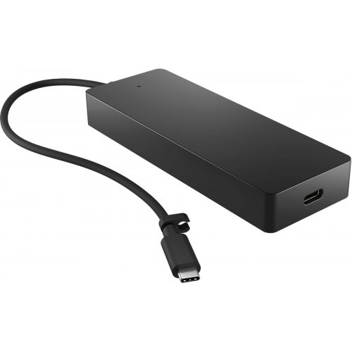 USB-хаб HP USB Type-C 4 in 1 (6G842AA) Black купить в Украине: Киев, Днепр, Харьков, Одесса  | Низкая цена, отзывы, характеристики от TELEMART фото