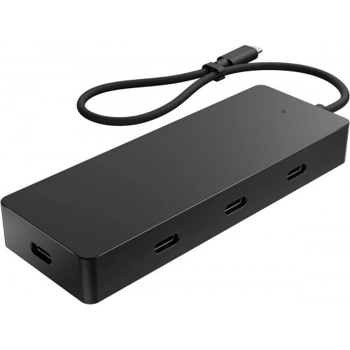 USB-хаб HP USB Type-C 4 in 1 (6G842AA) Black купить в Украине: Киев, Днепр, Харьков, Одесса  | Низкая цена, отзывы, характеристики от TELEMART фото