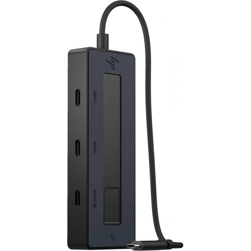 USB-хаб HP USB Type-C 4 in 1 (6G842AA) Black купить в Украине: Киев, Днепр, Харьков, Одесса  | Низкая цена, отзывы, характеристики от TELEMART фото