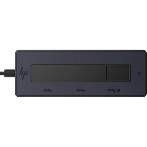 USB-хаб HP USB Type-C 4 in 1 (6G842AA) Black купить в Украине: Киев, Днепр, Харьков, Одесса  | Низкая цена, отзывы, характеристики от TELEMART фото