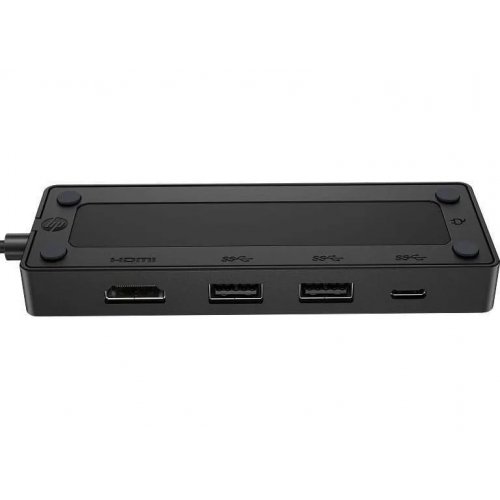 USB-хаб HP Travel G3 USB Type-C 5 in 1 (86T46AA) Black купить в Украине: Киев, Днепр, Харьков, Одесса  | Низкая цена, отзывы, характеристики от TELEMART фото