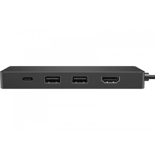 USB-хаб HP Travel G3 USB Type-C 5 in 1 (86T46AA) Black купить в Украине: Киев, Днепр, Харьков, Одесса  | Низкая цена, отзывы, характеристики от TELEMART фото