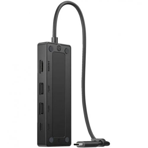 USB-хаб HP Travel G3 USB Type-C 5 in 1 (86T46AA) Black купить в Украине: Киев, Днепр, Харьков, Одесса  | Низкая цена, отзывы, характеристики от TELEMART фото