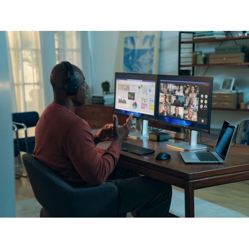 Док-станция HP G6 USB Type-C 8 in 1 (9X3V1UT) Black купить в Украине: Киев, Днепр, Харьков, Одесса  | Низкая цена, отзывы, характеристики от TELEMART фото