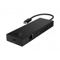USB-хаб HP USB Type-C 5 in 1 (BR1U3AA) Black