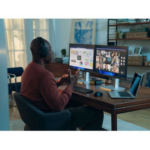 Док-станция HP G6 USB Type-C 8 in 1 (BS7S5AA) Black купить в Украине: Киев, Днепр, Харьков, Одесса  | Низкая цена, отзывы, характеристики от TELEMART фото