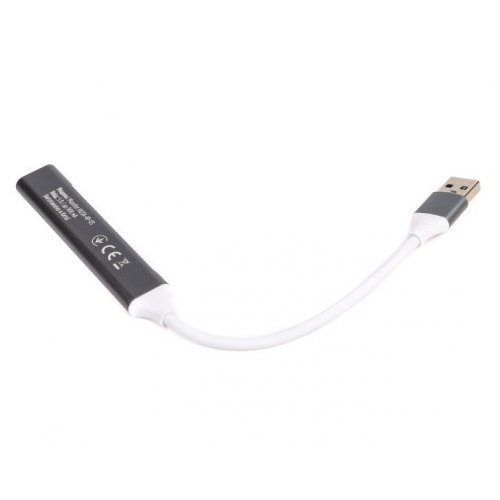USB-хаб Maxxter USB 4 in 1 (HU3A-4P-03) Grey купить в Украине: Киев, Днепр, Харьков, Одесса  | Низкая цена, отзывы, характеристики от TELEMART фото