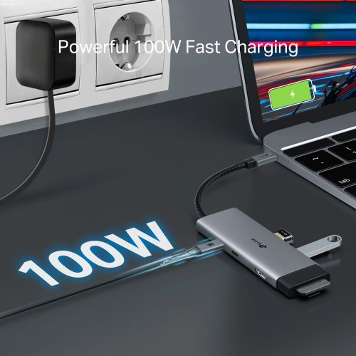 USB-хаб TP-LINK UH7020C купить в Украине: Киев, Днепр, Харьков, Одесса  | Низкая цена, отзывы, характеристики от TELEMART фото