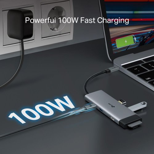 USB-хаб TP-LINK UH7021C купить в Украине: Киев, Днепр, Харьков, Одесса  | Низкая цена, отзывы, характеристики от TELEMART фото