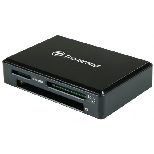 Кардрідер Transcend RDC8 USB Type-C 3 in 1 (TS-RDC8K2) Black купити в Україні: Київ, Львів, Хмельницький, Тернопіль, Івано-Франківськ | Низька ціна, відгуки, характеристики від TELEMART фото