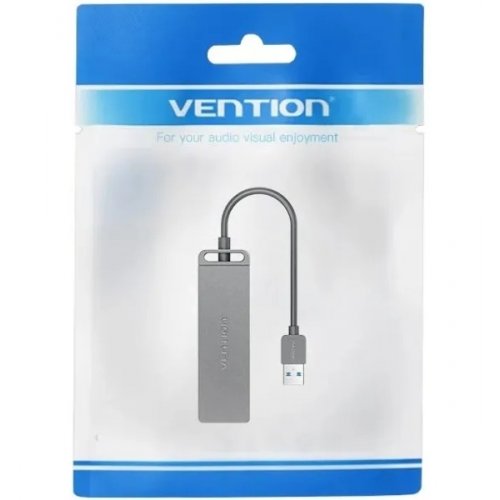USB-хаб Vention USB 4 in 1 (CHLBB-SCB) Black купить в Украине: Киев, Днепр, Харьков, Одесса  | Низкая цена, отзывы, характеристики от TELEMART фото