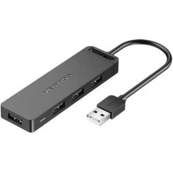 USB-хаб Vention USB 4 in 1 (CHMBB) Black