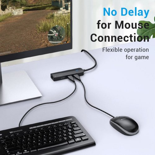 USB-хаб Vention USB 4 in 1 (CHPBB) Black купить в Украине: Киев, Днепр, Харьков, Одесса  | Низкая цена, отзывы, характеристики от TELEMART фото
