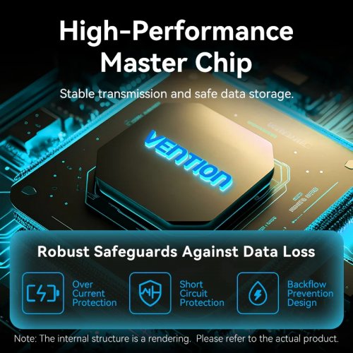 USB-хаб Vention USB Type-C 5 in 1 (TGZHB) Black купить в Украине: Киев, Днепр, Харьков, Одесса  | Низкая цена, отзывы, характеристики от TELEMART фото