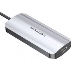 USB-хаб Vention USB Type-C 5 in 1 (THFHB) Silver