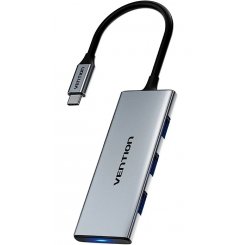 USB-хаб Vention USB Type-C 6 in 1 (TOOHB) Silver