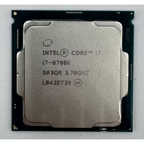Процессор Intel Core i7-8700K 3.7(4.7)GHz 12MB s1151 Tray (CM8068403358220) (Восстановлено продавцом, 877176) купить в Украине: Киев, Днепр, Харьков, Одесса  | Проверка совместимости, низкая цена, отзывы, характеристики от TELEMART фото