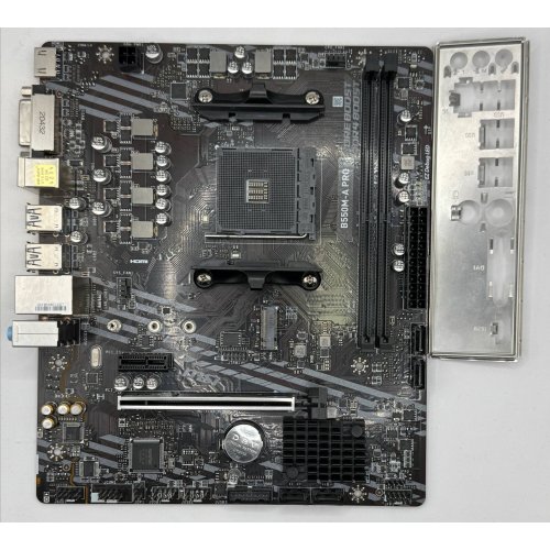 Материнська плата MSI B550M-A PRO (sAM4, AMD B550) (Відновлено продавцем, 877199) купити в Україні: Київ, Львів, Хмельницький, Тернопіль, Івано-Франківськ | Перевірка сумісності, низька ціна, відгуки, характеристики від TELEMART фото