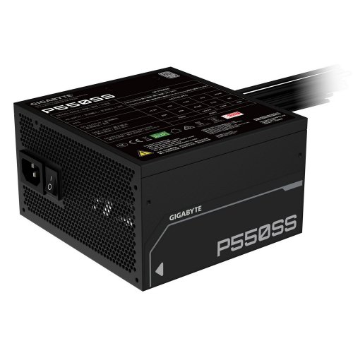 Уценка блок питания Gigabyte P550SS 550W (GP-P550SS) Black (Следы использования, 877208) купить в Украине: Киев, Днепр, Харьков, Одесса  | Проверка совместимости, низкая цена, отзывы, характеристики от TELEMART фото