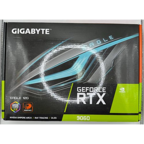 Видеокарта Gigabyte GeForce RTX 3060 EAGLE 12288MB (GV-N3060EAGLE-12GD 2.0) (Восстановлено продавцом, 877221) купить в Украине: Киев, Днепр, Харьков, Одесса  | Проверка совместимости, низкая цена, отзывы, характеристики от TELEMART фото