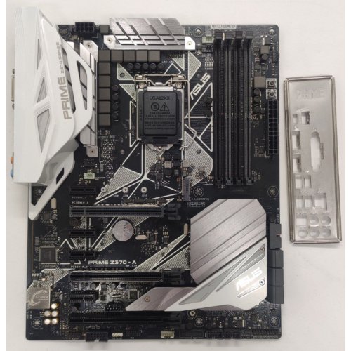 Материнська плата Asus PRIME Z370-A (s1151, Intel Z370) (Відновлено продавцем, 877226) купити в Україні: Київ, Львів, Хмельницький, Тернопіль, Івано-Франківськ | Перевірка сумісності, низька ціна, відгуки, характеристики від TELEMART фото
