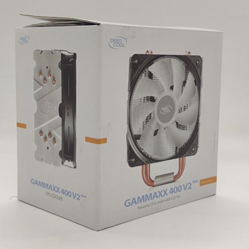 Кулер Deepcool GAMMAXX 400 V2 Red LED (Відновлено продавцем, 877229) купити в Україні: Київ, Львів, Хмельницький, Тернопіль, Івано-Франківськ | Перевірка сумісності, низька ціна, відгуки, характеристики від TELEMART фото