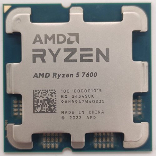Процесор AMD Ryzen 5 7600 3.8(5.1)GHz 32MB sAM5 Tray (100-000001015) (Відновлено продавцем, 877238) купити в Україні: Київ, Львів, Хмельницький, Тернопіль, Івано-Франківськ | Перевірка сумісності, низька ціна, відгуки, характеристики від TELEMART фото