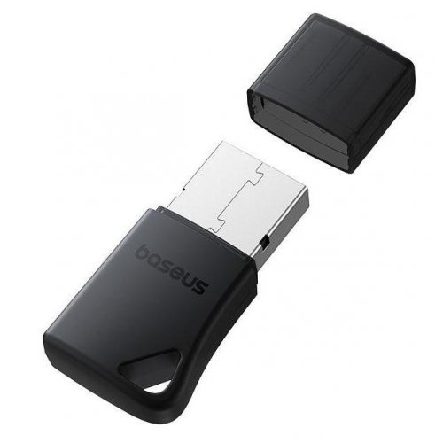 Bluetooth адаптер Baseus BA04+ (A10082600121-00) Black купити в Україні: Київ, Львів, Хмельницький, Тернопіль, Івано-Франківськ | Низька ціна, відгуки, характеристики від TELEMART фото
