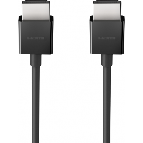 Кабель Belkin HDMI to HDMI V2.1 8K 2m (AV10175BT2MBKV2) Black купить в Украине: Киев, Днепр, Харьков, Одесса  | Низкая цена, отзывы, характеристики от TELEMART фото