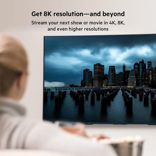 Кабель Belkin HDMI to HDMI V2.1 8K 2m (AV10175BT2MBKV2) Black купить в Украине: Киев, Днепр, Харьков, Одесса  | Низкая цена, отзывы, характеристики от TELEMART фото