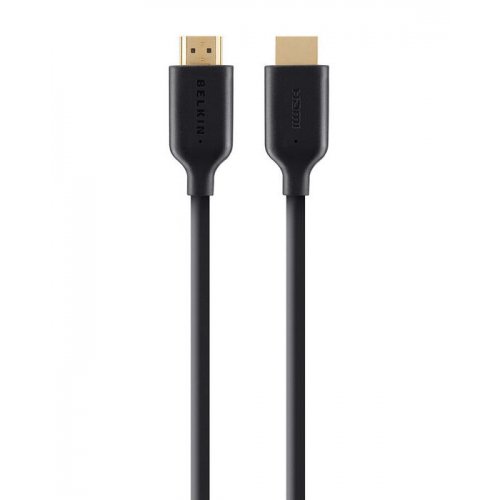 Кабель Belkin HDMI to HDMI 4K 1m (F3Y021BT1M) Black купить в Украине: Киев, Днепр, Харьков, Одесса  | Низкая цена, отзывы, характеристики от TELEMART фото