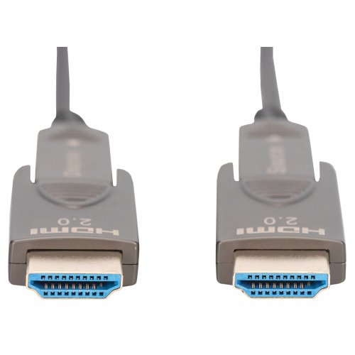 Кабель Digitus HDMI to HDMI AOC 4K 10m (AK-330127-100-S) Black купить в Украине: Киев, Днепр, Харьков, Одесса  | Низкая цена, отзывы, характеристики от TELEMART фото