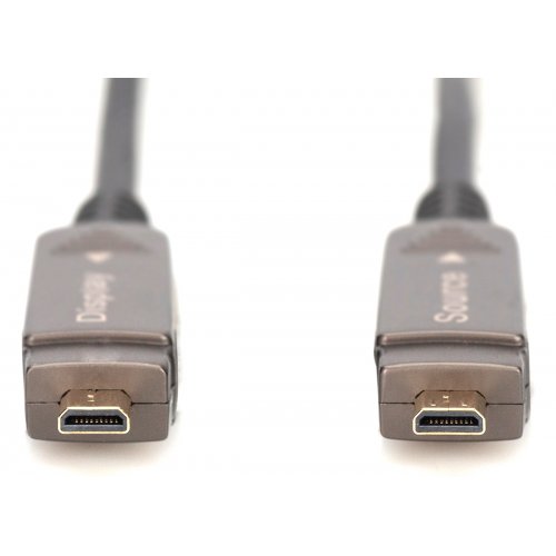 Кабель Digitus HDMI to HDMI AOC 4K 10m (AK-330127-100-S) Black купить в Украине: Киев, Днепр, Харьков, Одесса  | Низкая цена, отзывы, характеристики от TELEMART фото